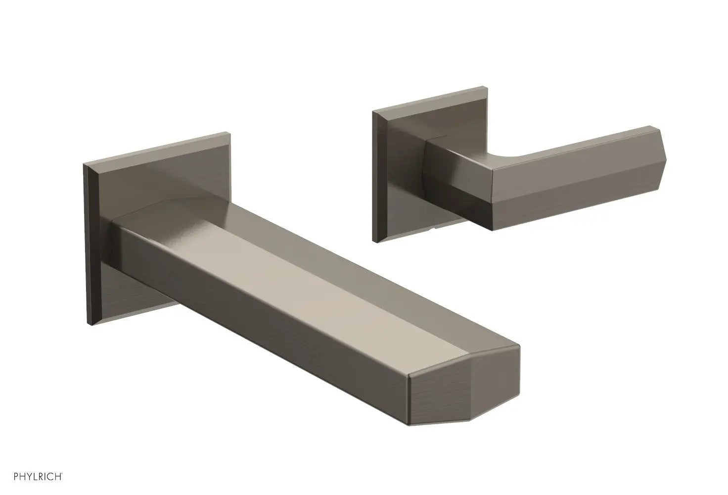 Phylrich DIAMA Single Handle Wall Lavatory Set - Lever Handles by Phylrich