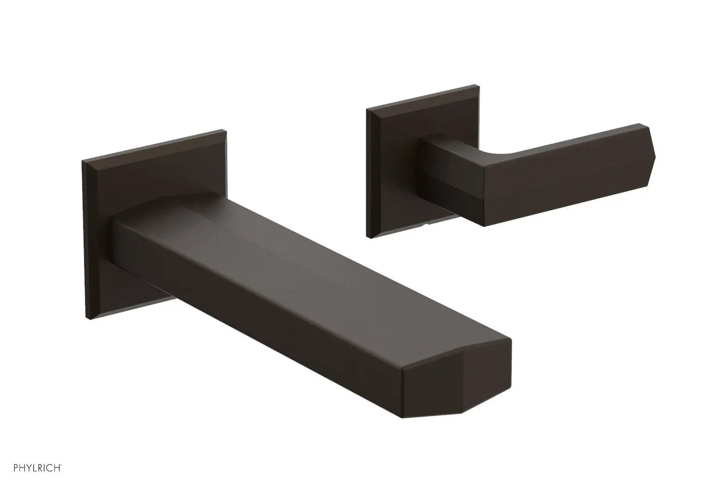 Phylrich DIAMA Single Handle Wall Lavatory Set - Lever Handles by Phylrich