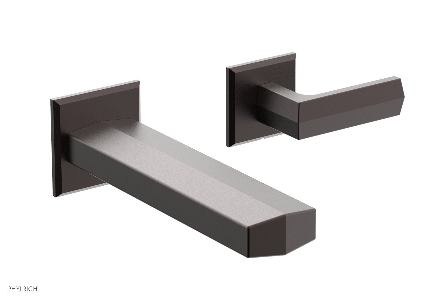 Phylrich DIAMA Single Handle Wall Lavatory Set - Lever Handles by Phylrich