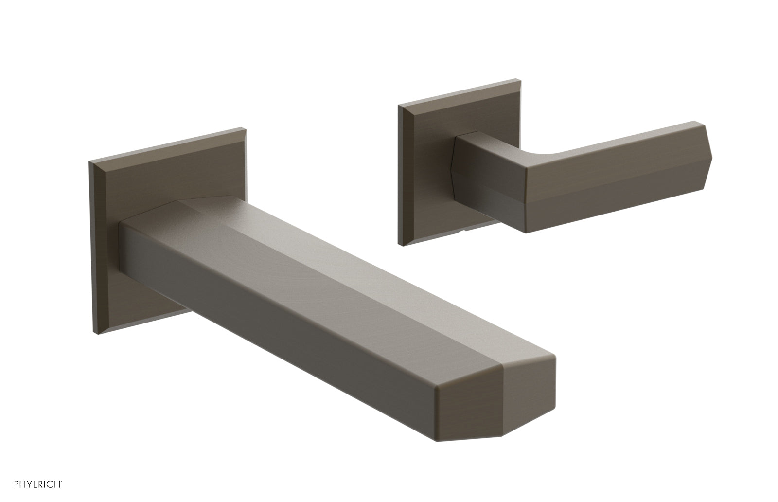 Phylrich DIAMA Single Handle Wall Lavatory Set - Lever Handles by Phylrich