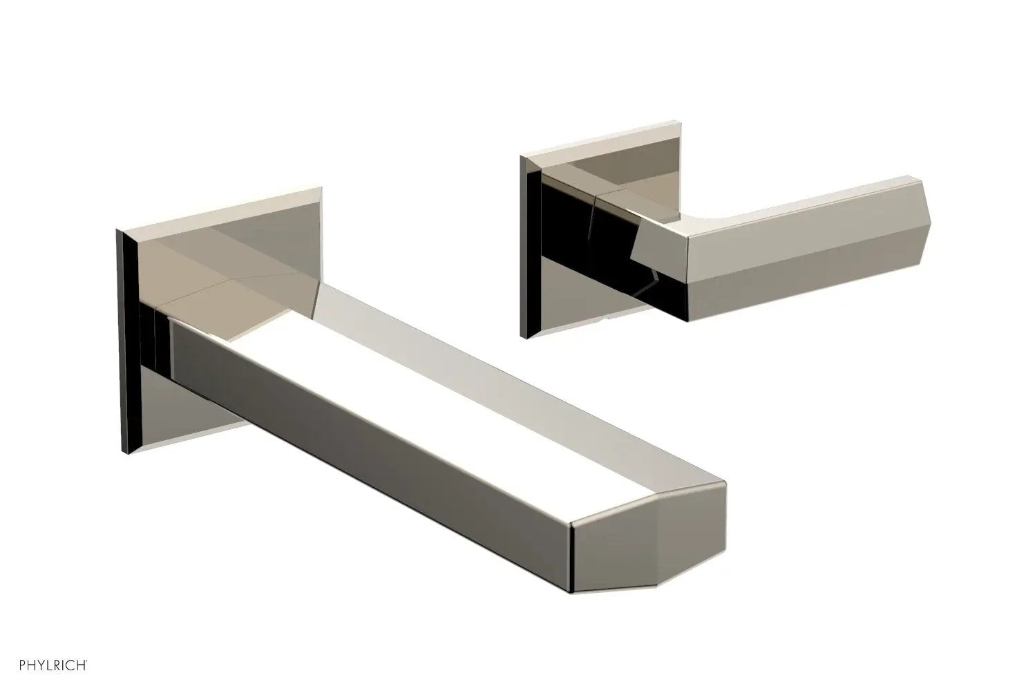 Phylrich DIAMA Single Handle Wall Lavatory Set - Lever Handles by Phylrich