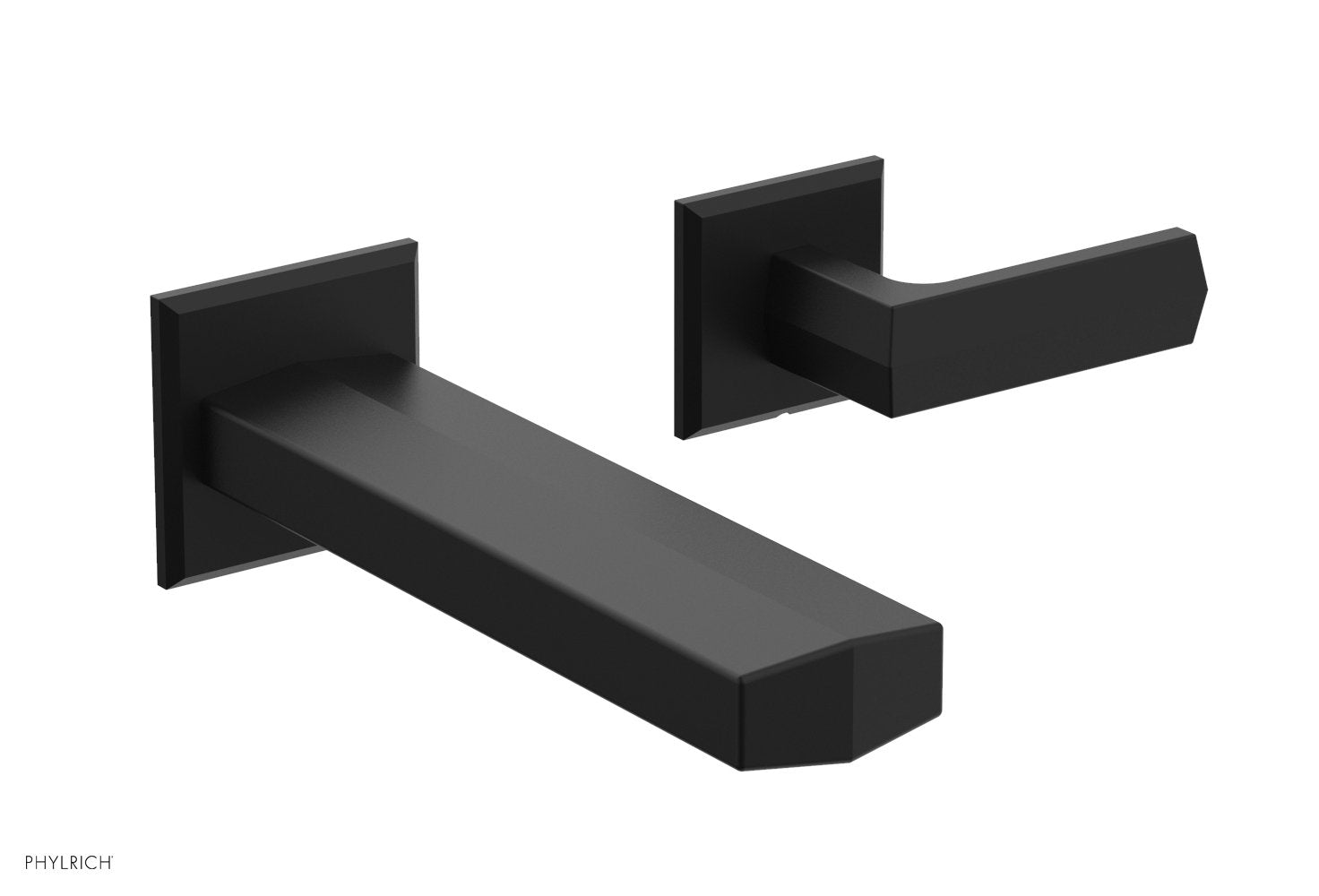 Phylrich DIAMA Single Handle Wall Lavatory Set - Lever Handles