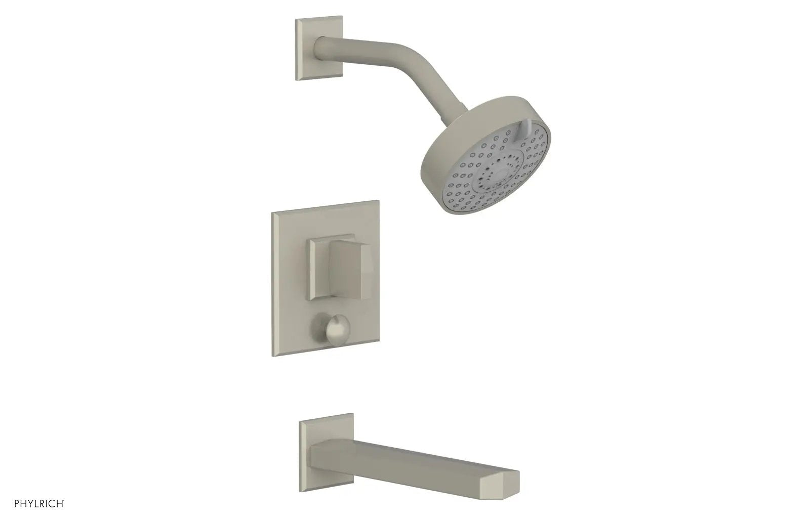 Phylrich DIAMA Pressure Balance Tub and Shower Set - Blade Handle by Phylrich