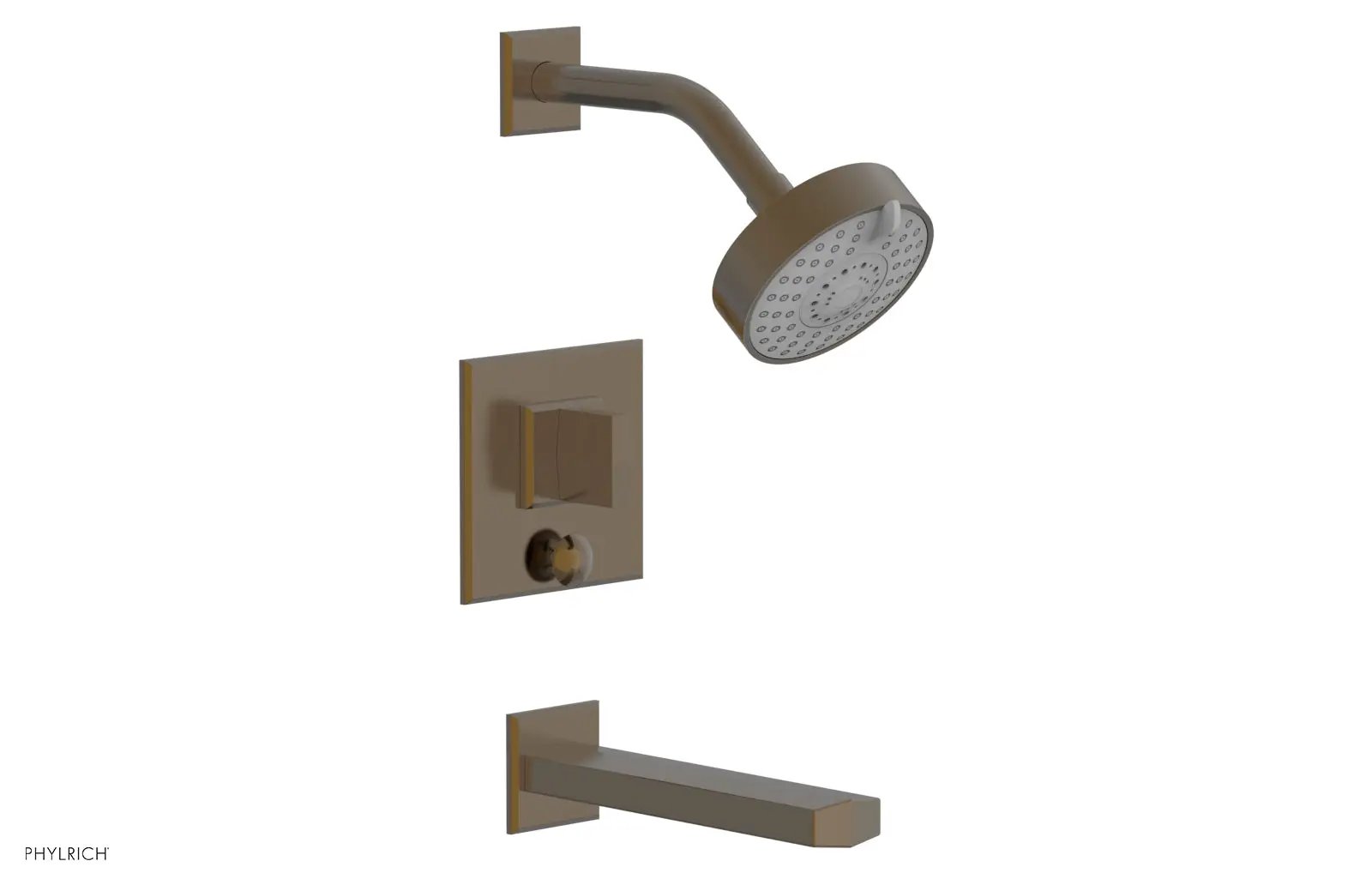 Phylrich DIAMA Pressure Balance Tub and Shower Set - Blade Handle by Phylrich