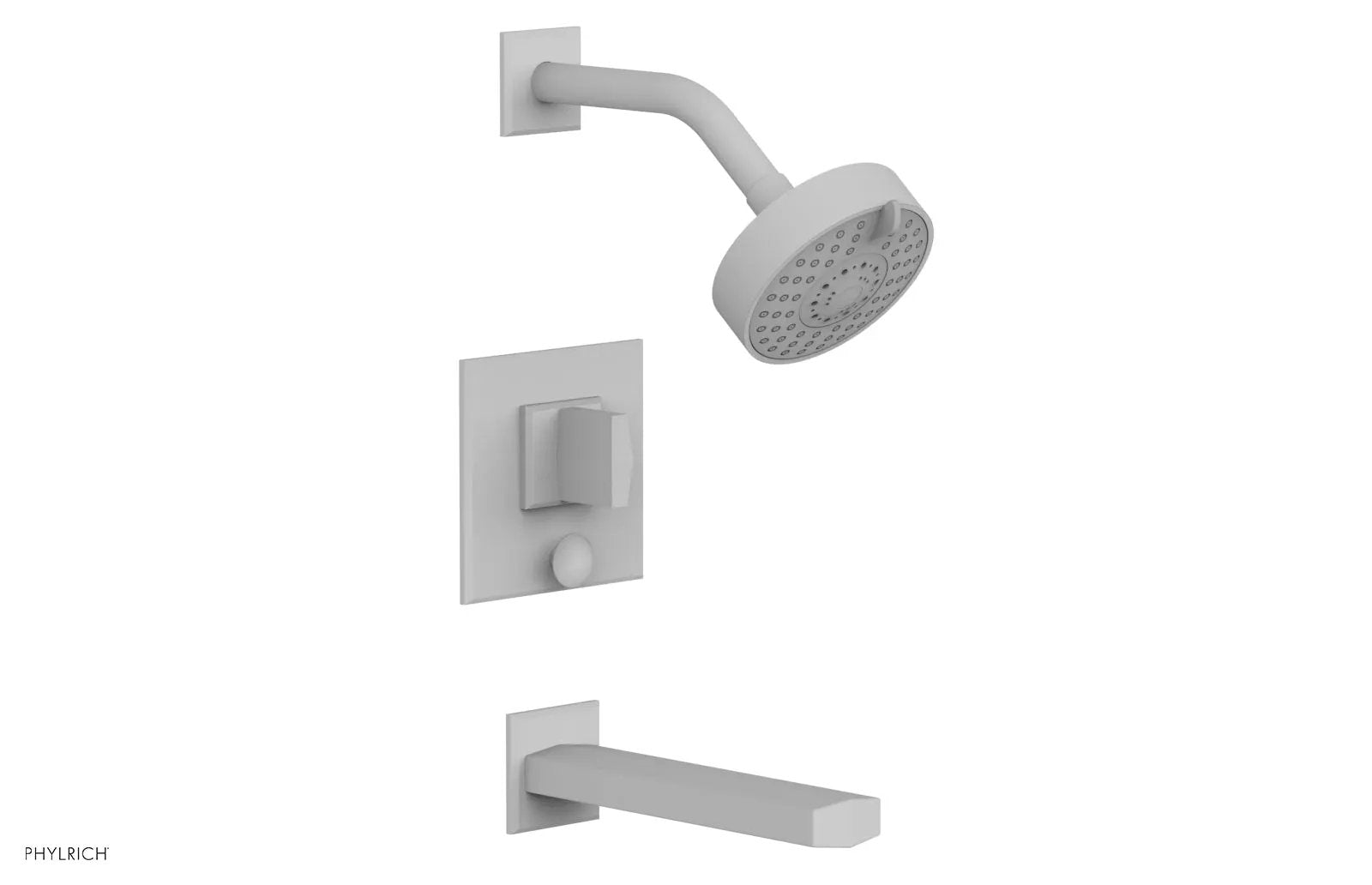 Phylrich DIAMA Pressure Balance Tub and Shower Set - Blade Handle by Phylrich