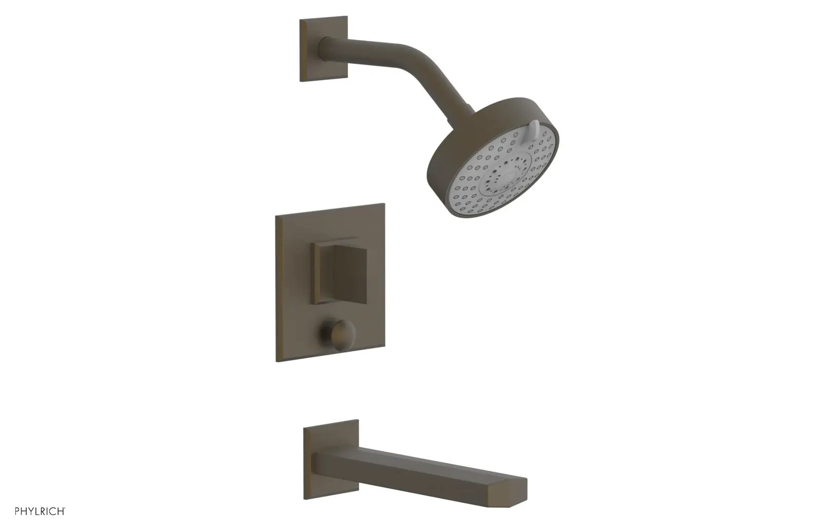Phylrich DIAMA Pressure Balance Tub and Shower Set - Blade Handle by Phylrich