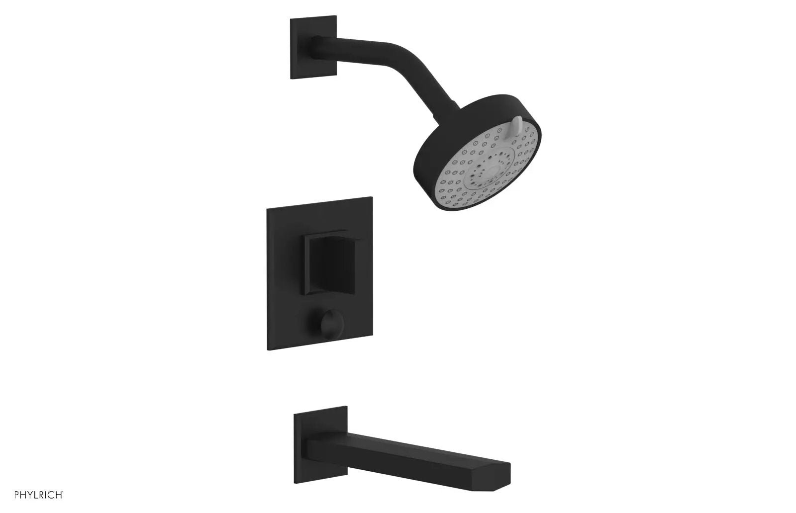 Phylrich DIAMA Pressure Balance Tub and Shower Set - Blade Handle by Phylrich