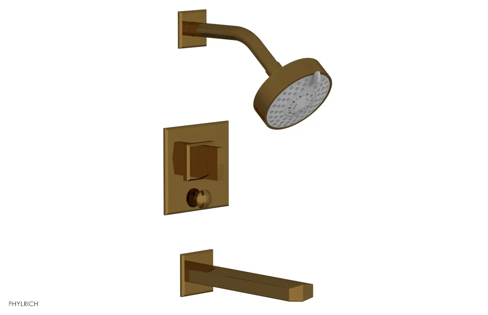 Phylrich DIAMA Pressure Balance Tub and Shower Set - Blade Handle by Phylrich
