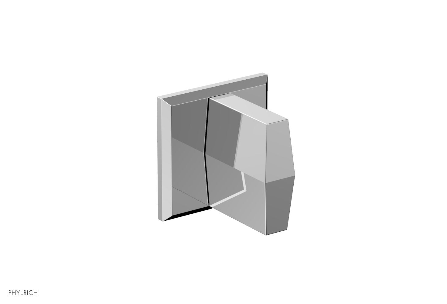 polished chrome volume control
