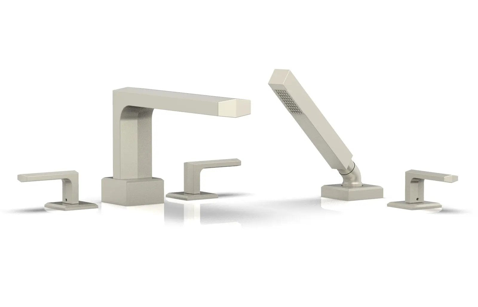 Phylrich DIAMA Deck Tub Set with Hand Shower - Lever Handles by Phylrich