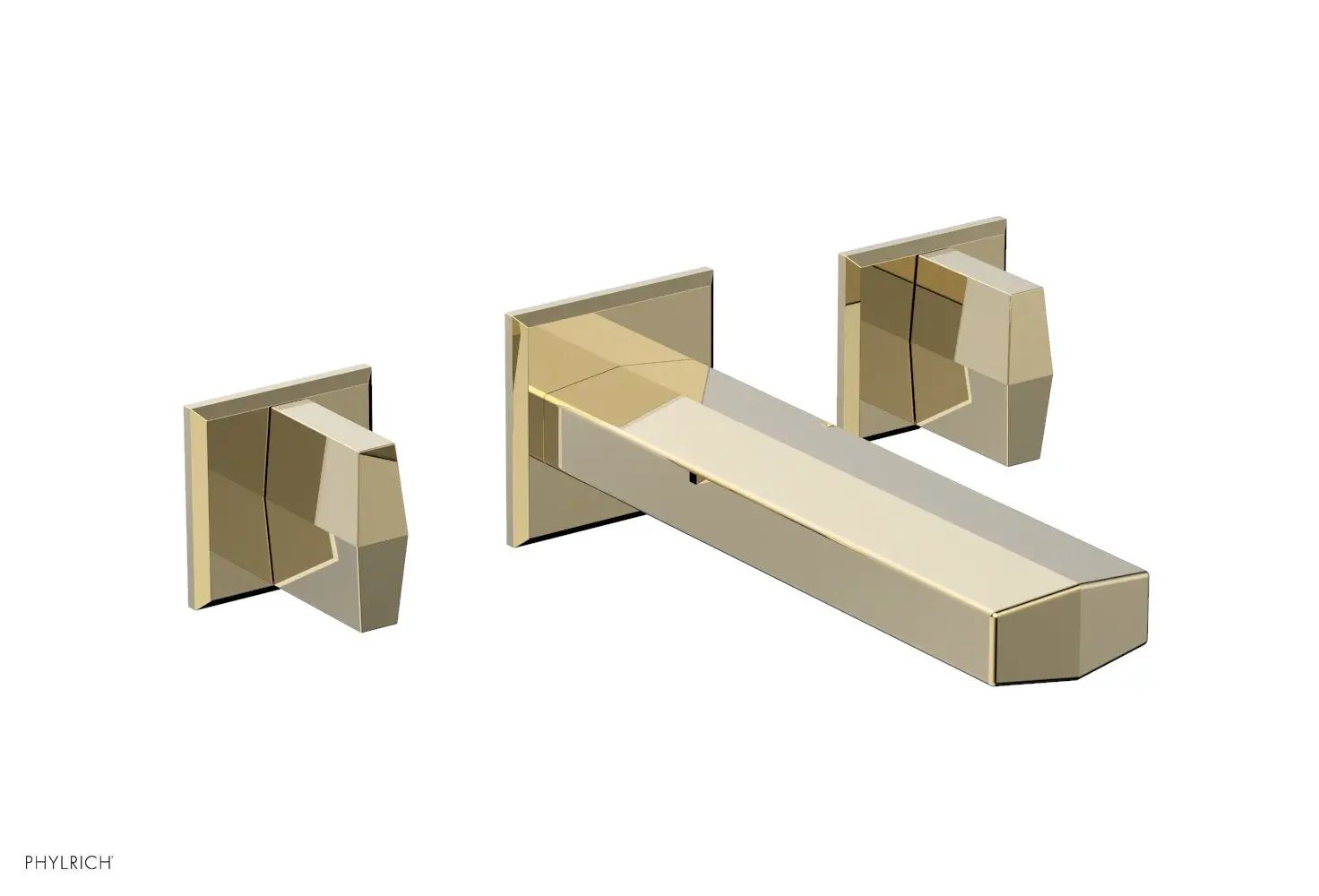 Phylrich DIAMA Wall Tub Set - Blade Handles by Phylrich