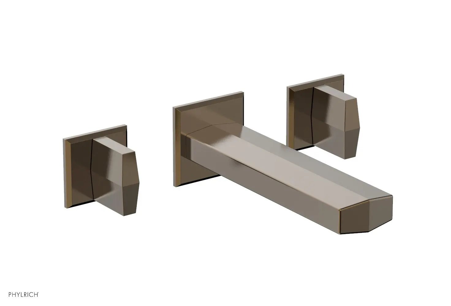 Phylrich DIAMA Wall Tub Set - Blade Handles by Phylrich