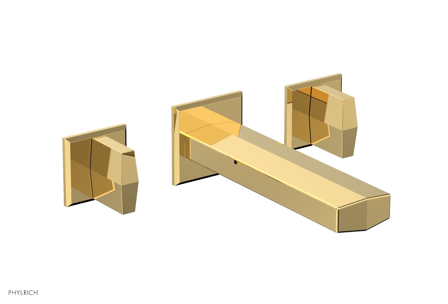 Phylrich DIAMA Wall Tub Set - Blade Handles