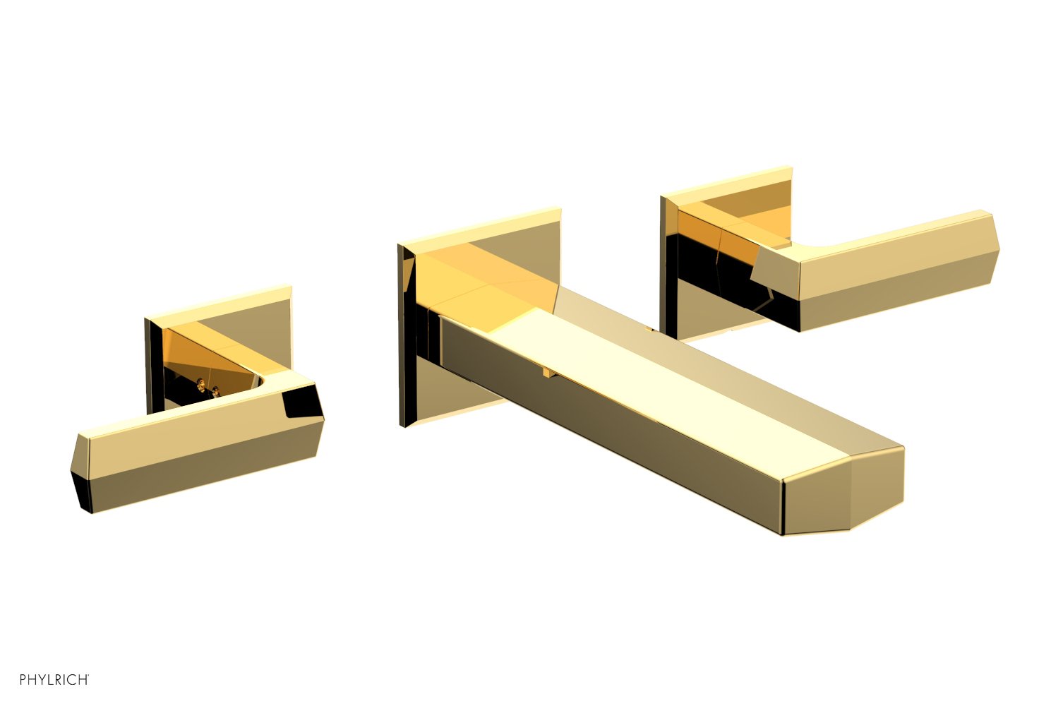 Phylrich DIAMA Wall Tub Set - Lever Handles