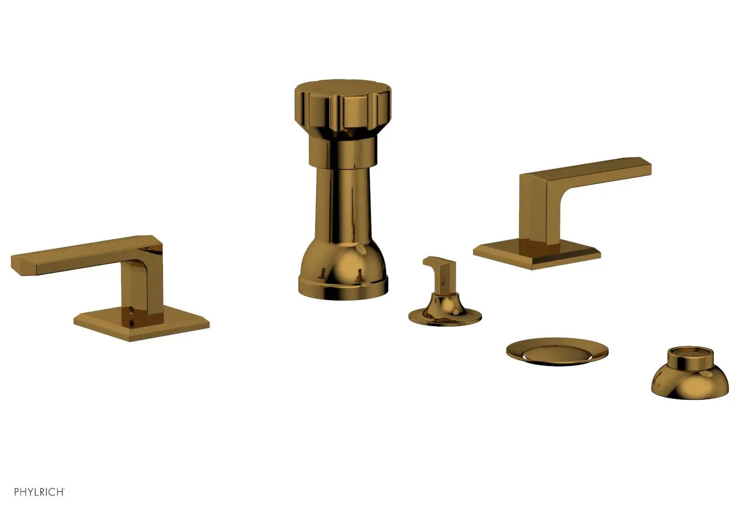 Phylrich DIAMA Four Hole Bidet Set by Phylrich