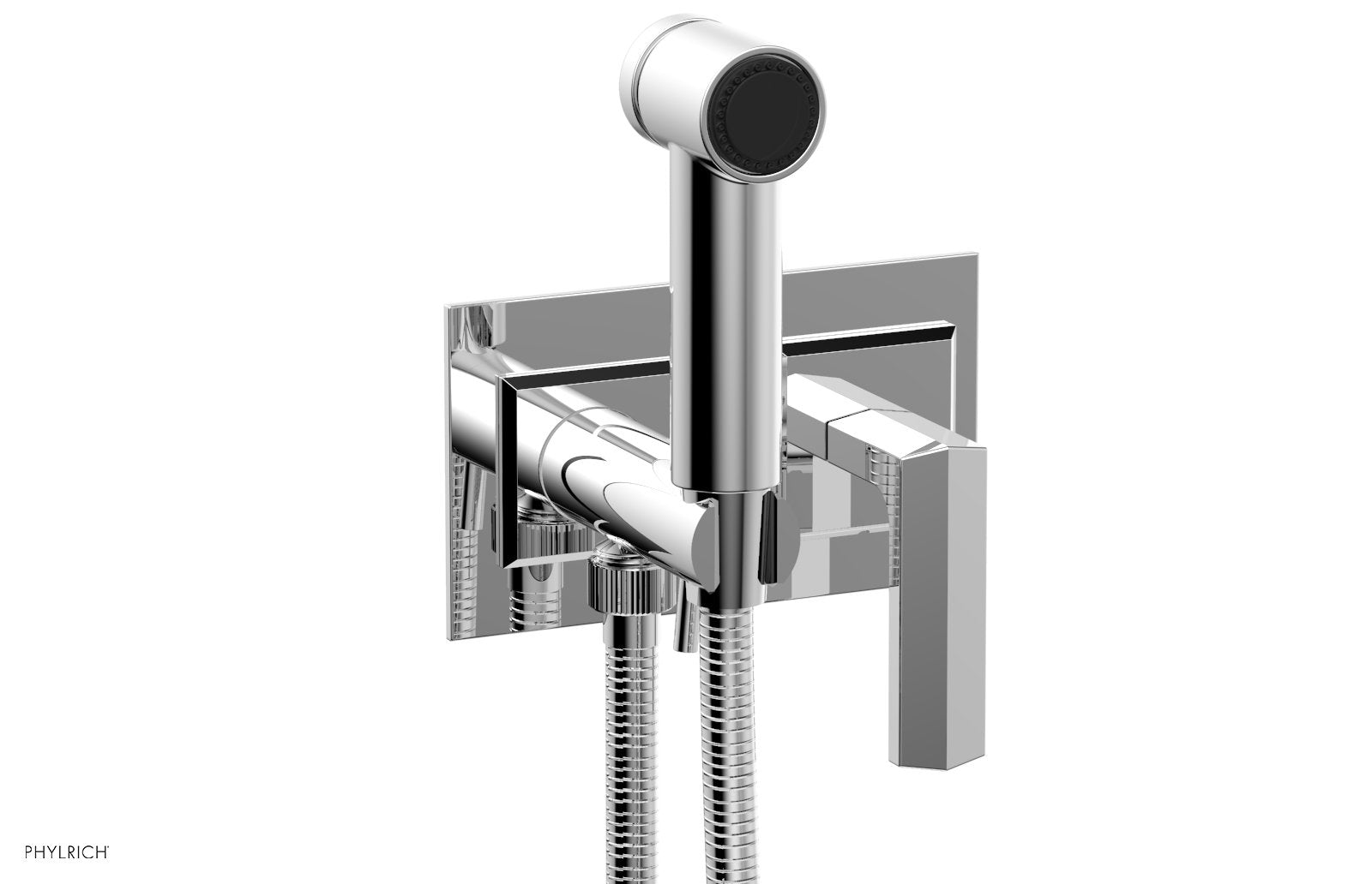 polished chrome bidet