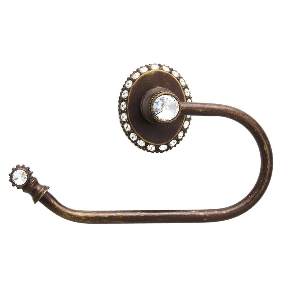 antique brass toilet paper holder