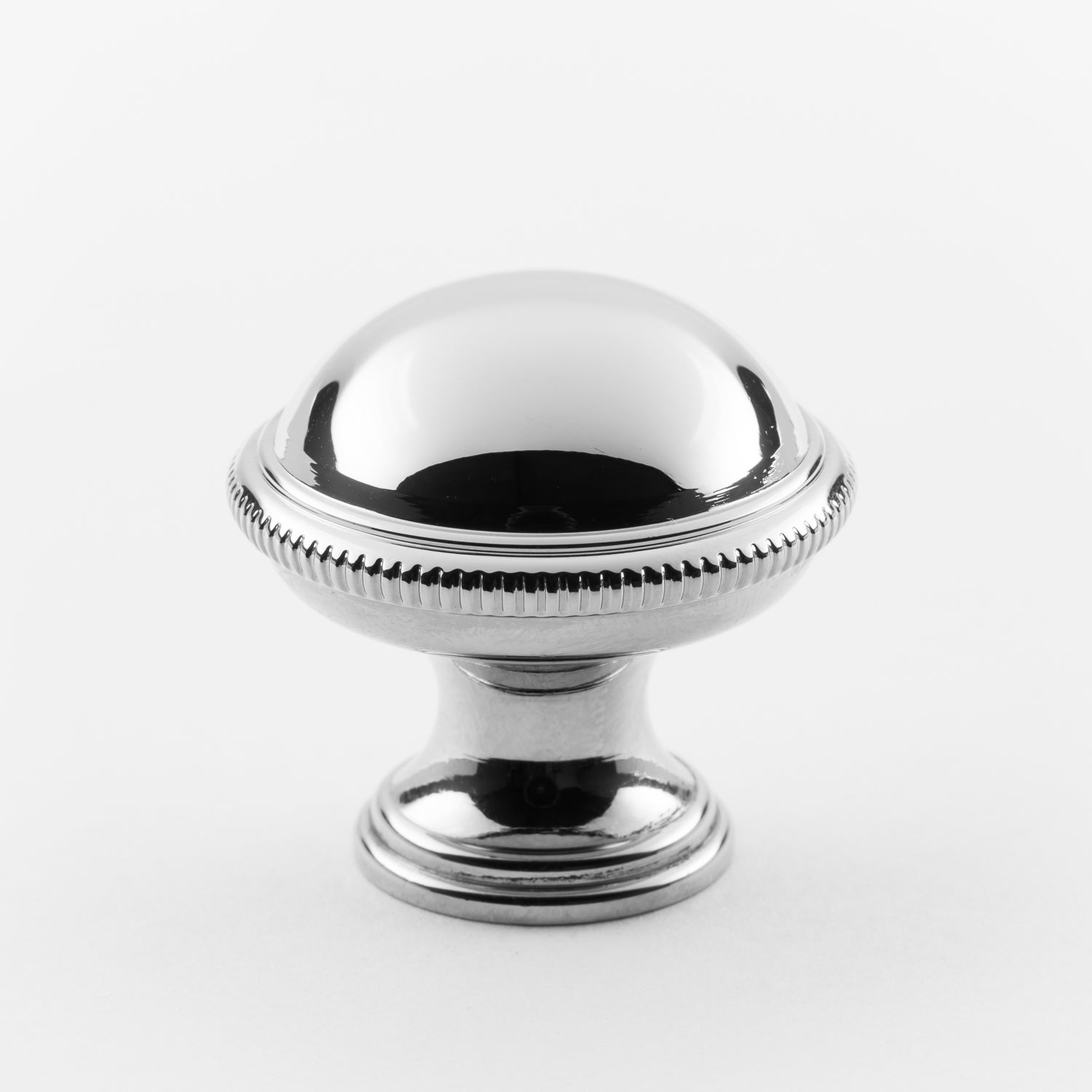 polished chrome knob