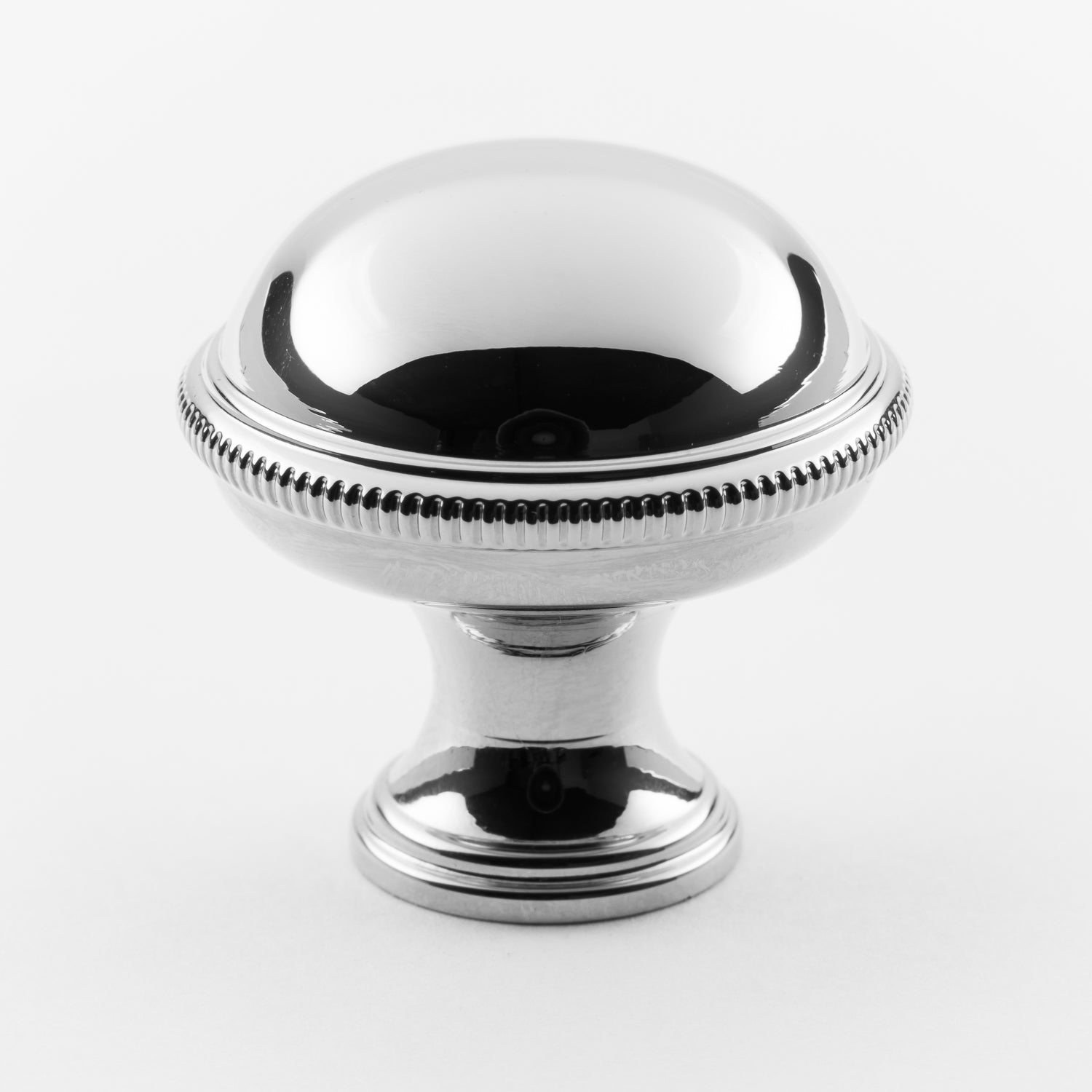 polished chrome knob