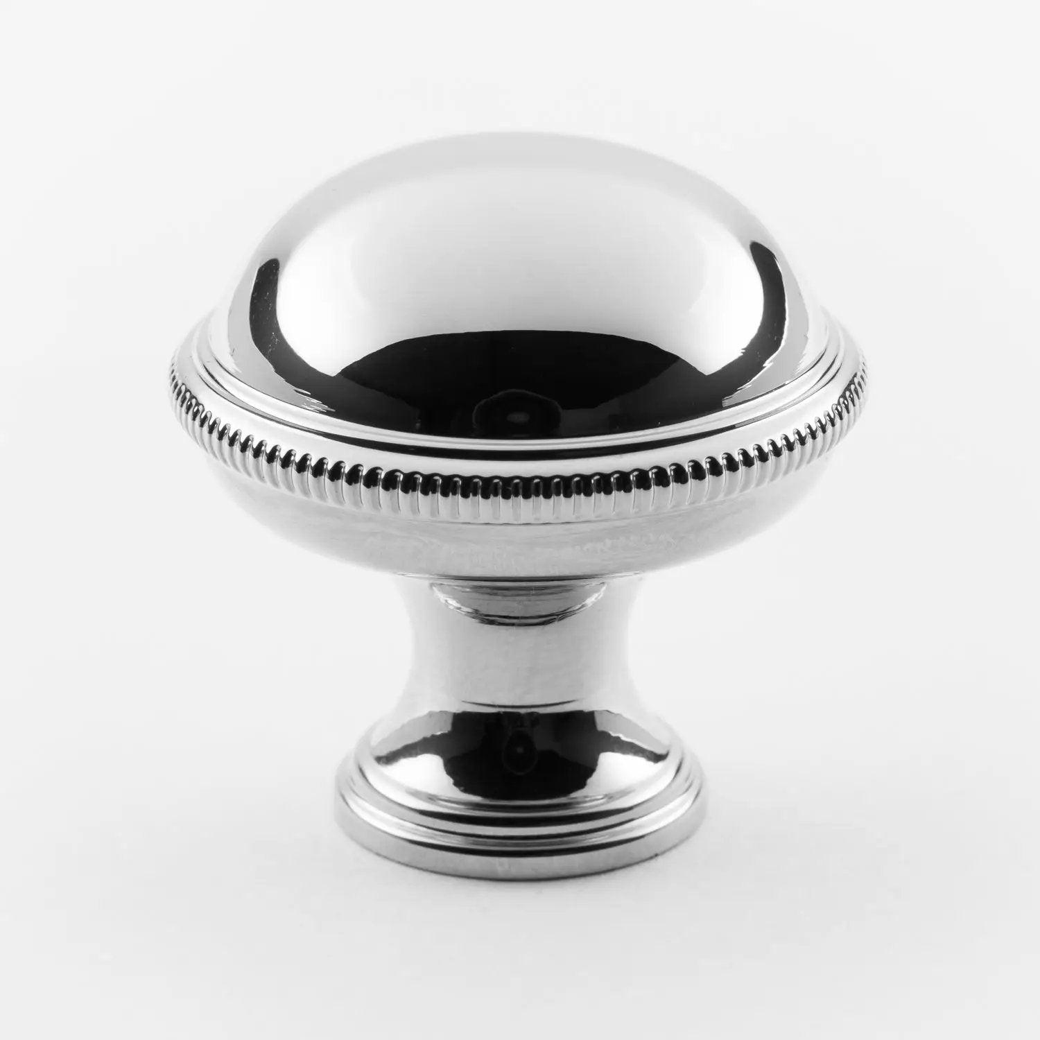 polished chrome knob