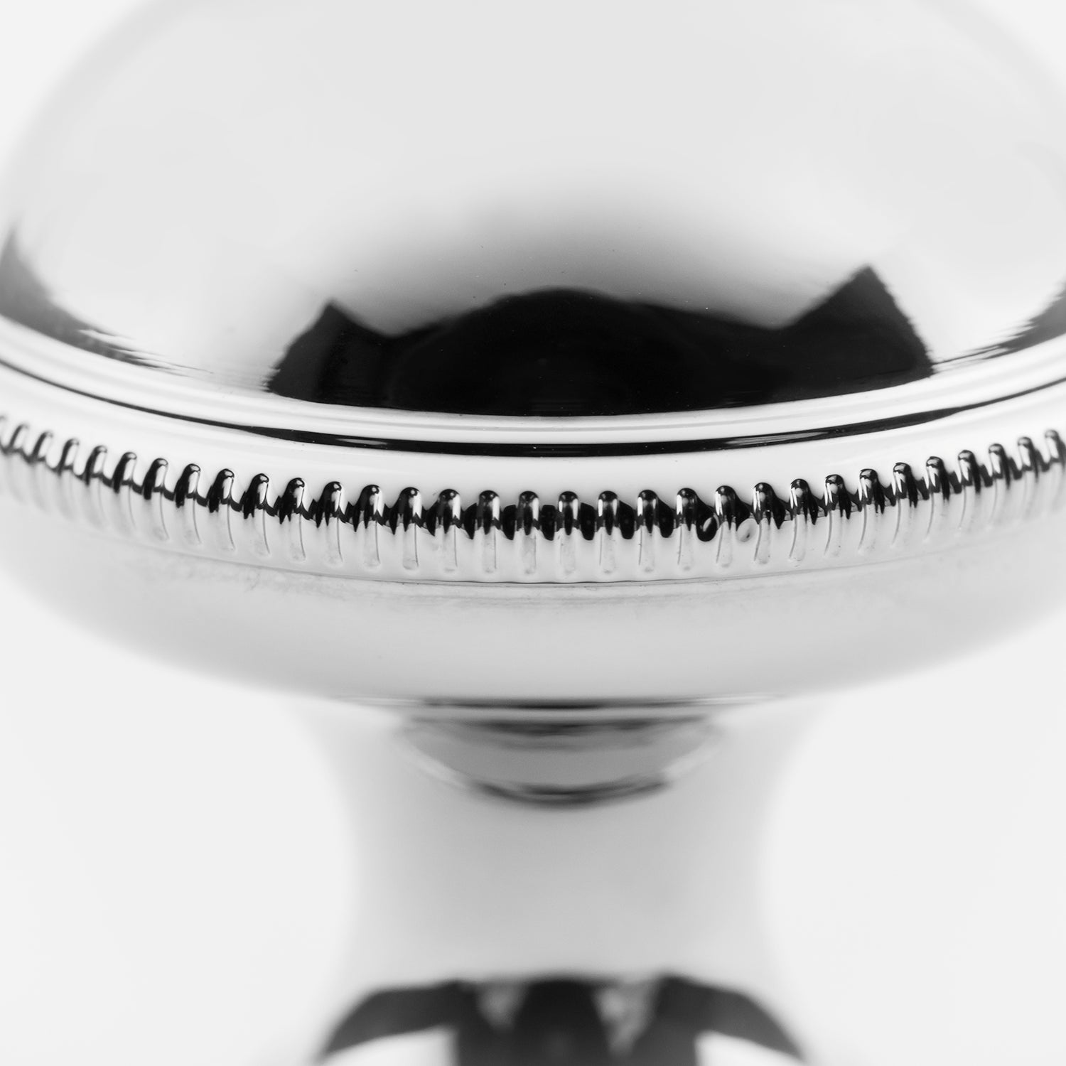 polished chrome knob