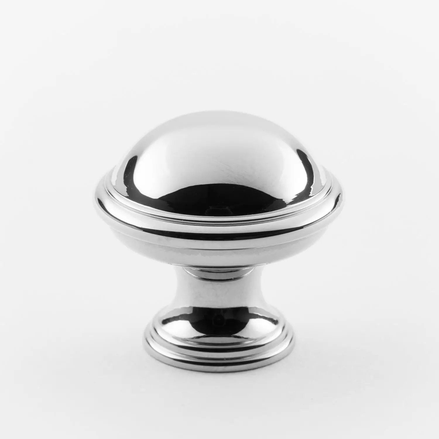 polished chrome knob