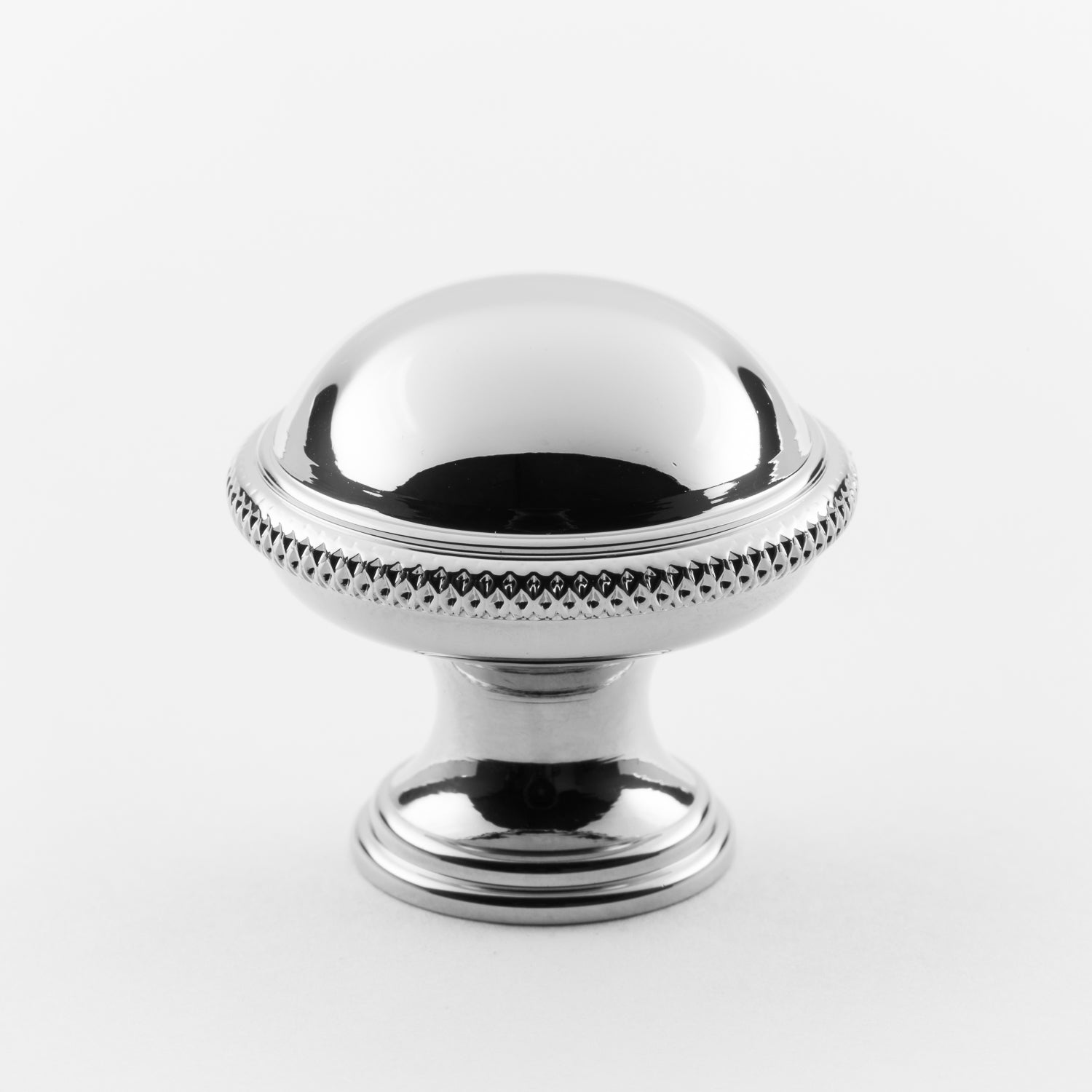 polished chrome knob