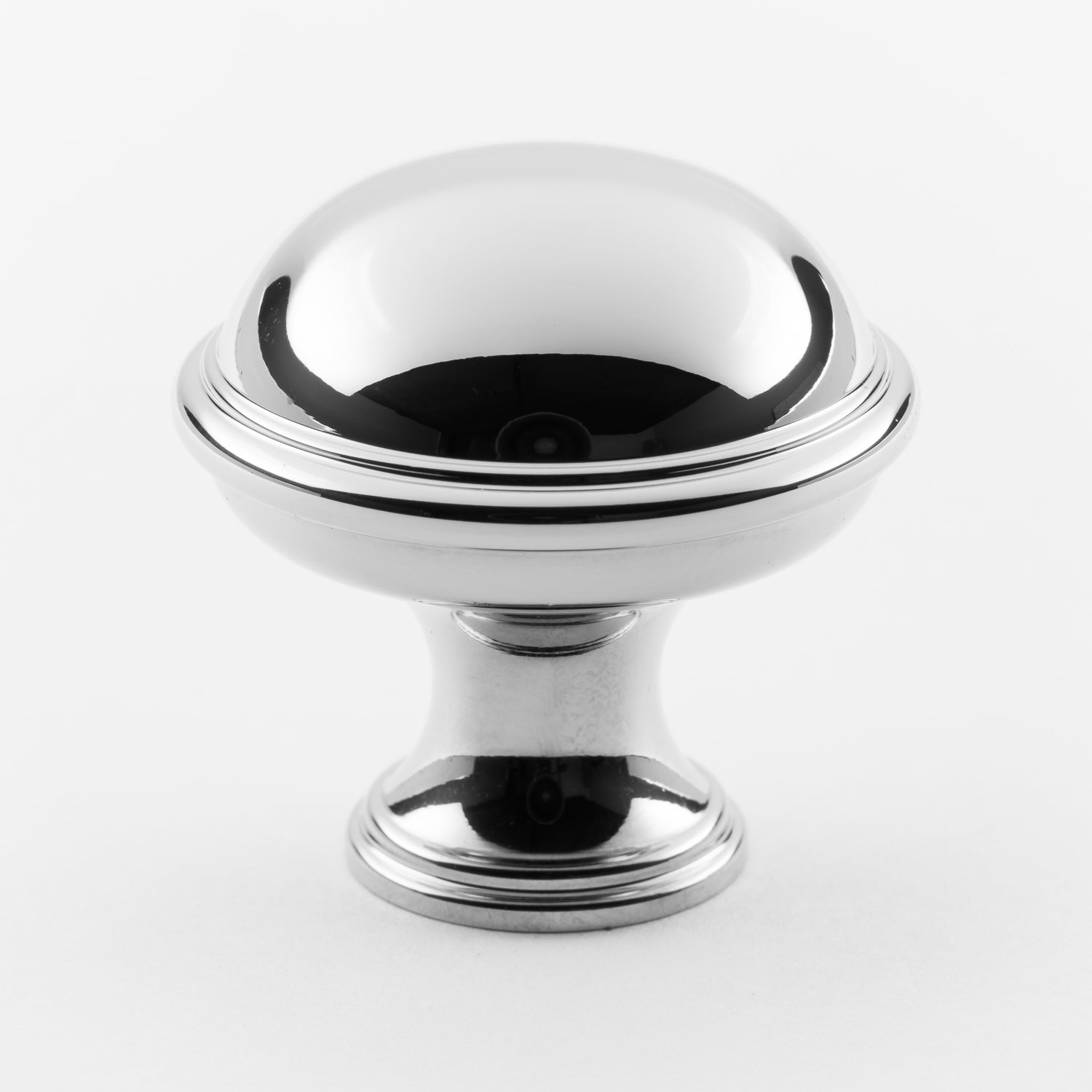 polished chrome knob