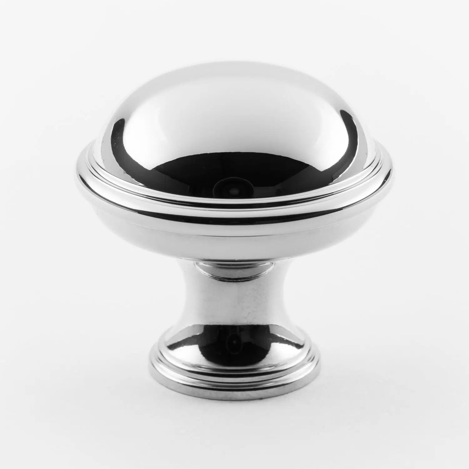 polished chrome knob