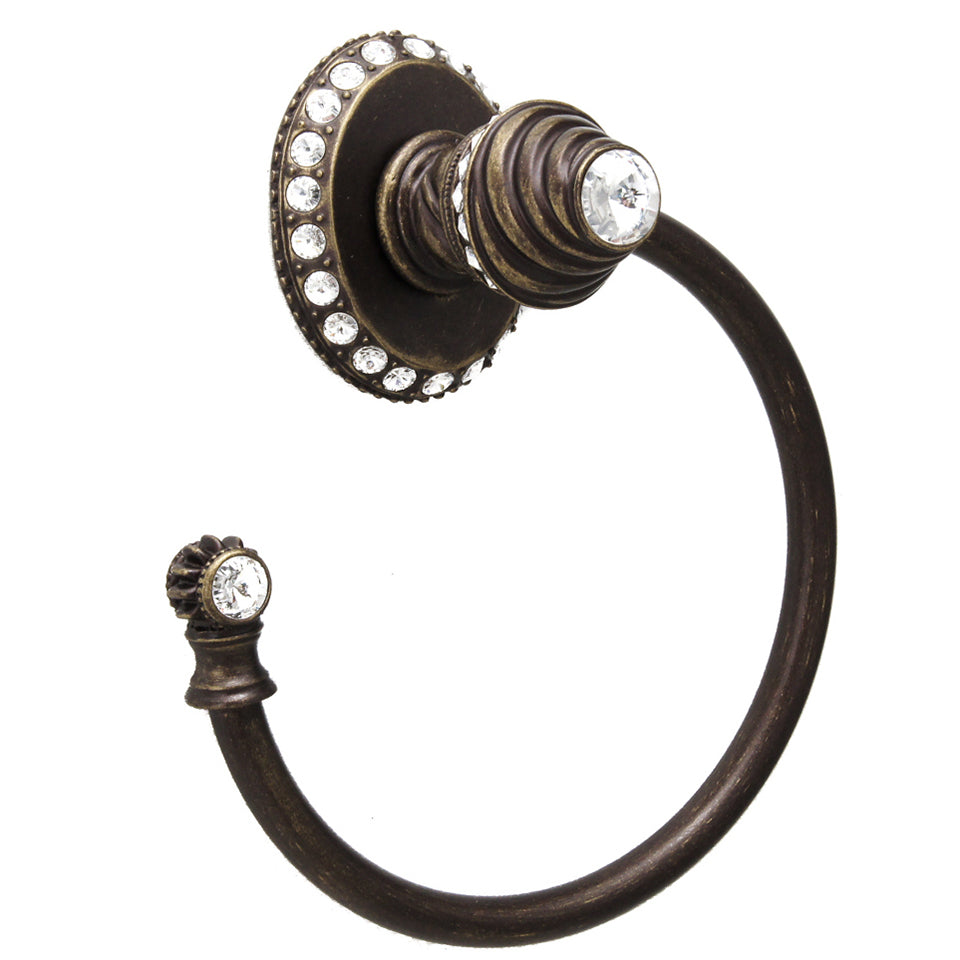 antique brass towel ring