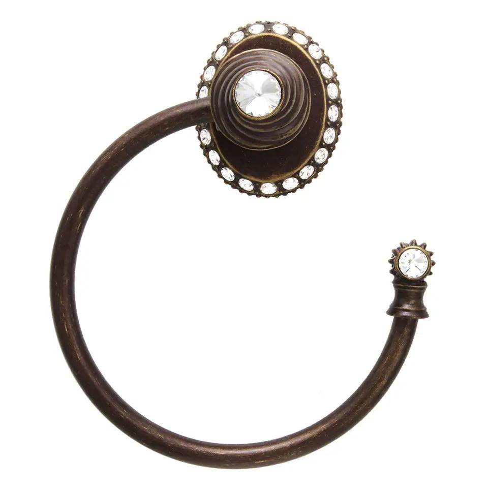 Carpe Diem Caché Ll Large Swing Towel Smooth Ring Right - Decorated with Swarovski Crystals by Carpe Diem