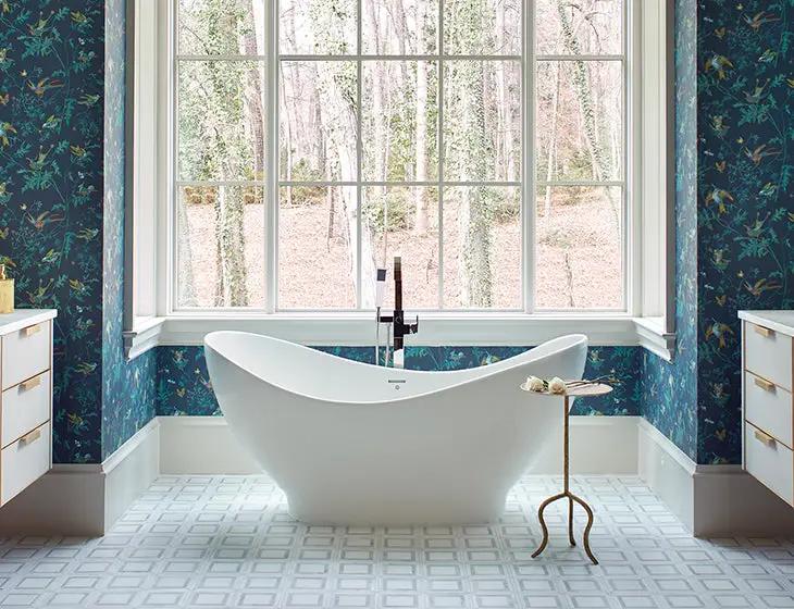 white bathtub