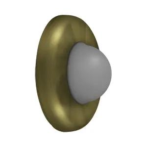 Deltana Wall Mount Convex Flush Bumper, 2-1/2" Diam. by Deltana