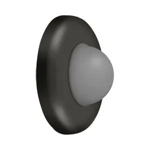 Deltana Wall Mount Convex Flush Bumper, 2-1/2" Diam. by Deltana