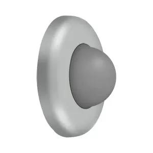 Deltana Wall Mount Convex Flush Bumper, 2-1/2" Diam. by Deltana