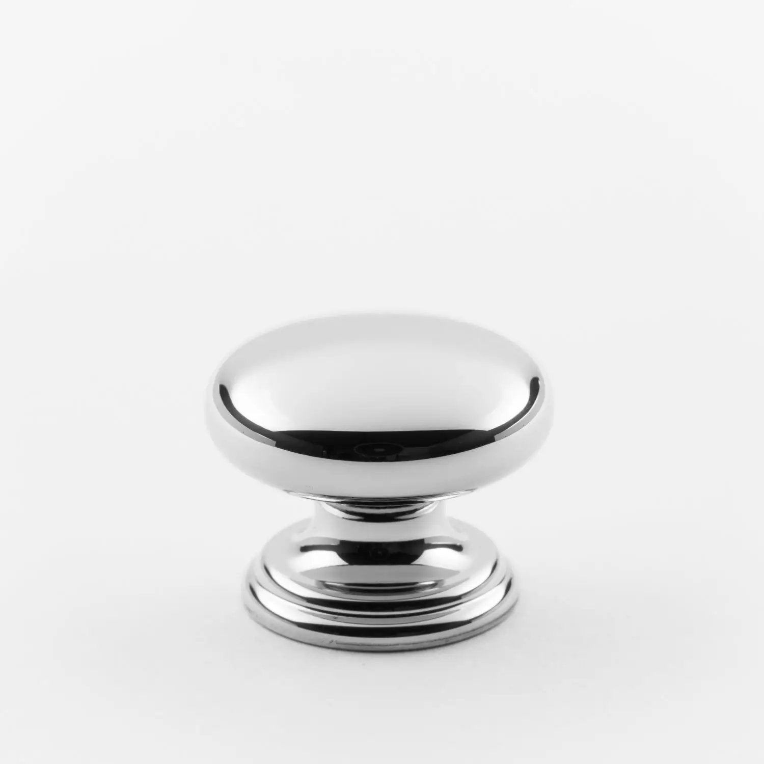 polished chrome knob