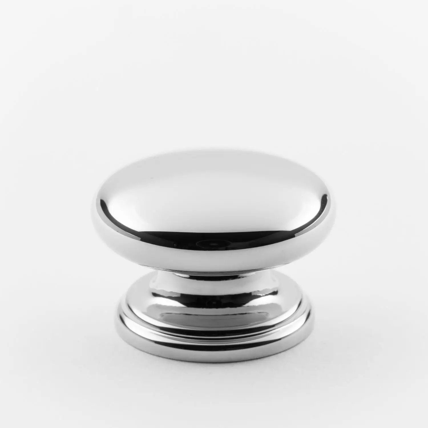 polished chrome knob