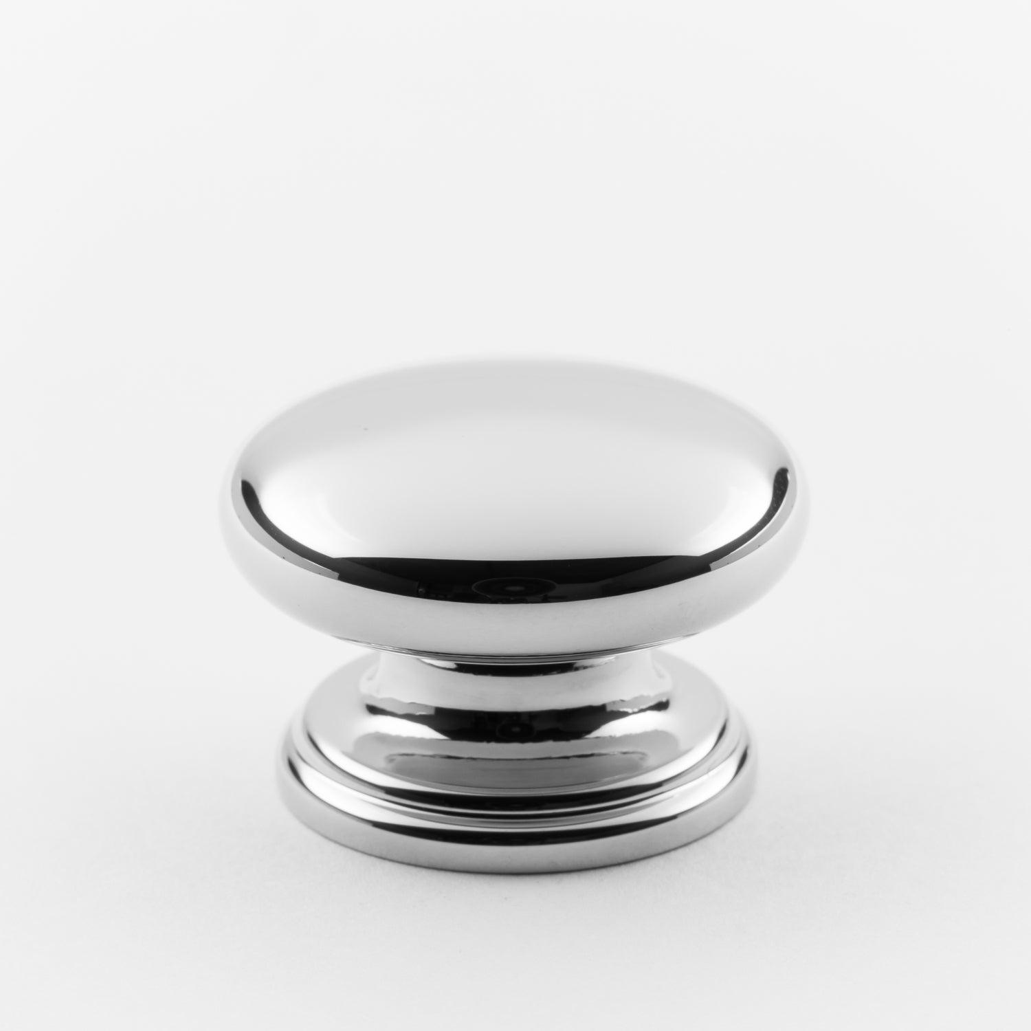 polished chrome knob