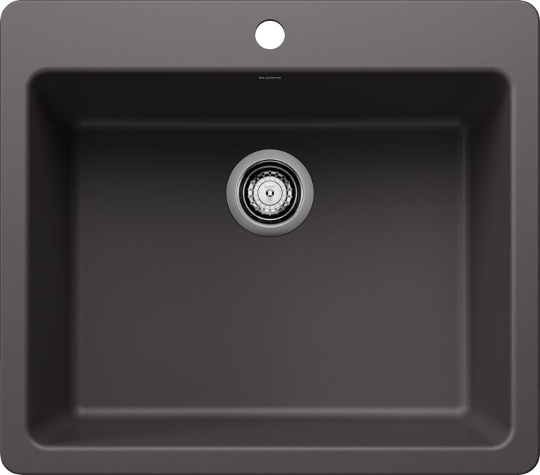 Blanco Liven 25" Single Bowl Dual Mount Sink