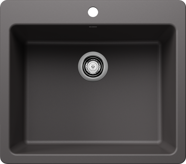Blanco Liven 25" Single Bowl Dual Mount Sink by Blanco