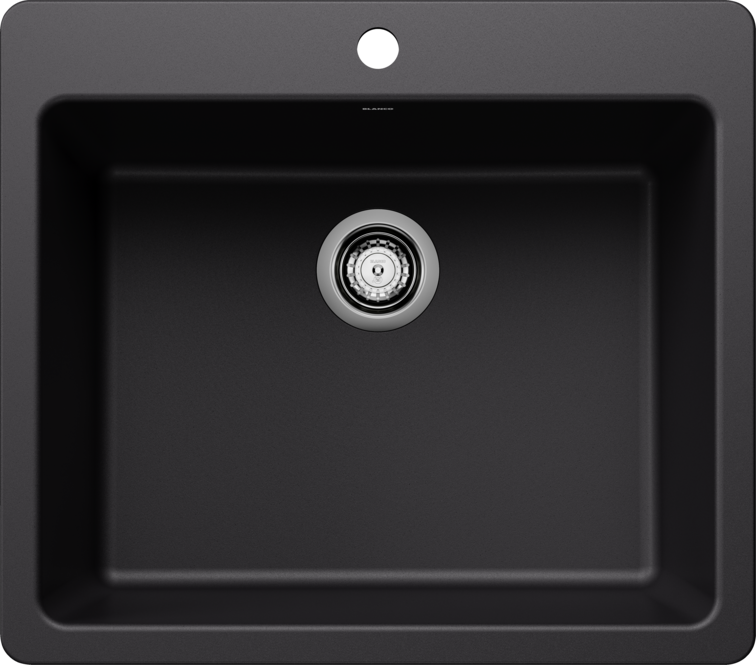 Blanco Liven 25" Single Bowl Dual Mount Sink