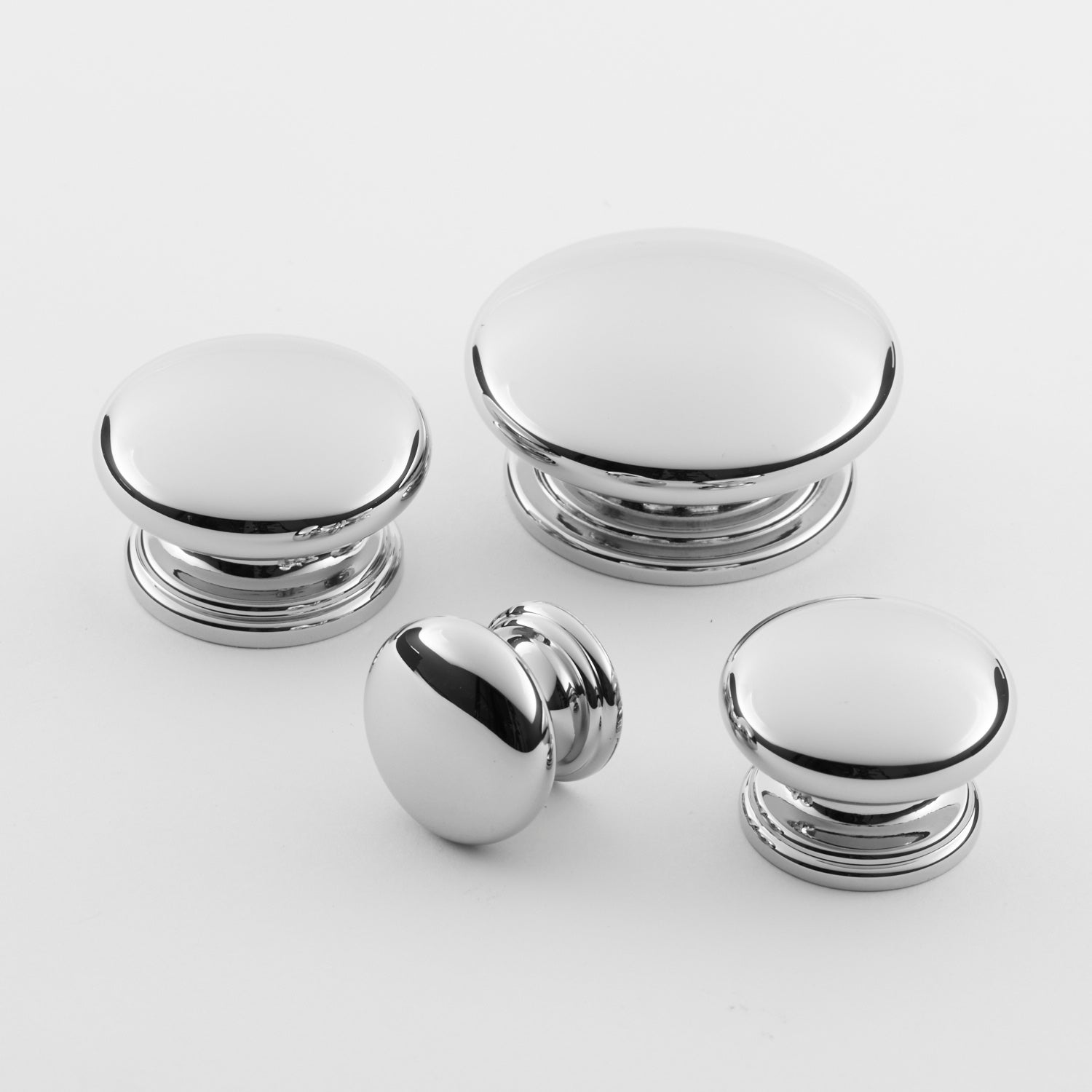 polished chrome knob