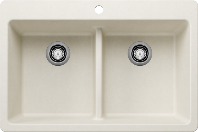 Blanco Liven Equal Double Low Divide Dual Mount Sink by Blanco