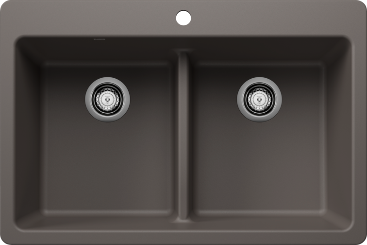Blanco Liven Equal Double Low Divide Dual Mount Sink