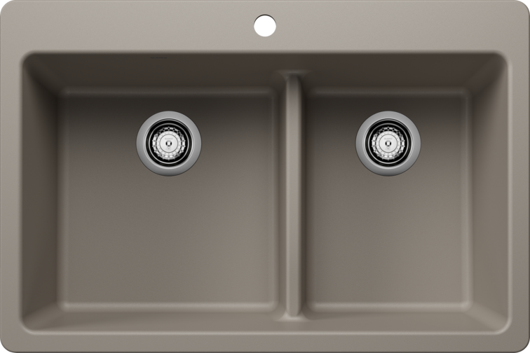 Blanco Liven 1-3/4 Low Divide Dual Mount Sink by Blanco