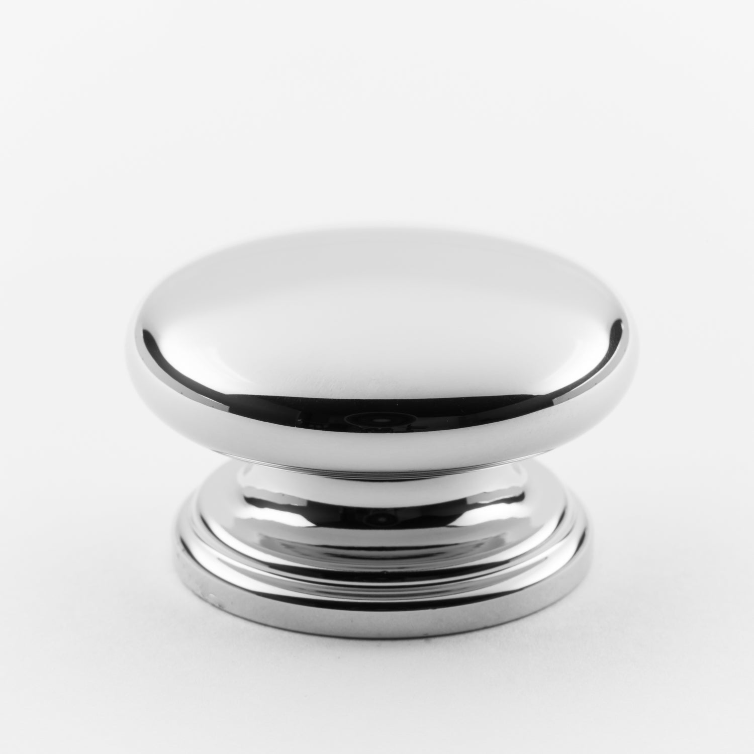 polished chrome knob