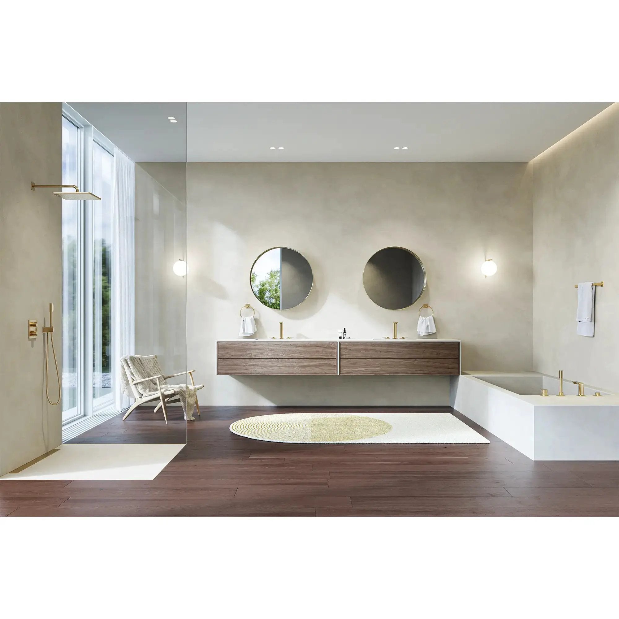 brushed cool sunrise towel bar