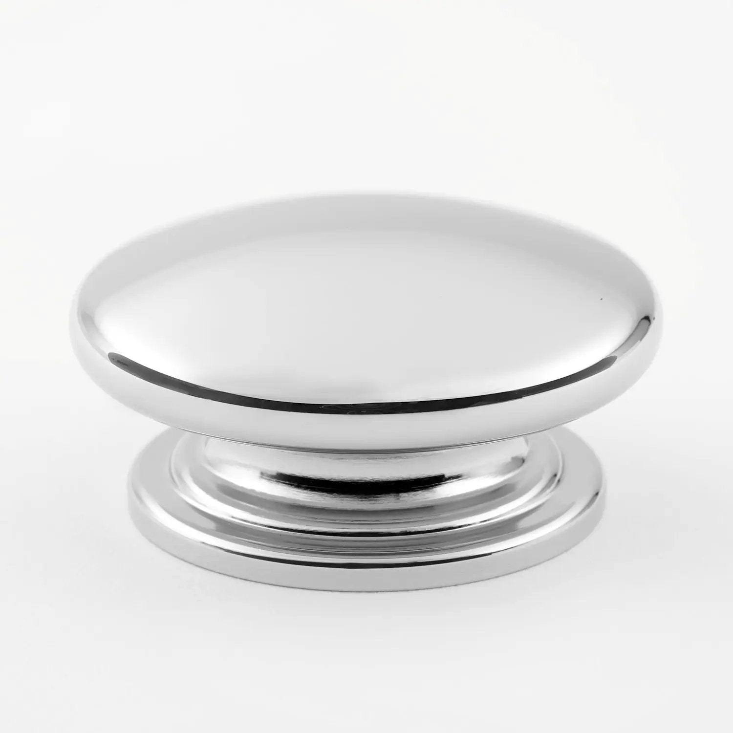 polished chrome knob