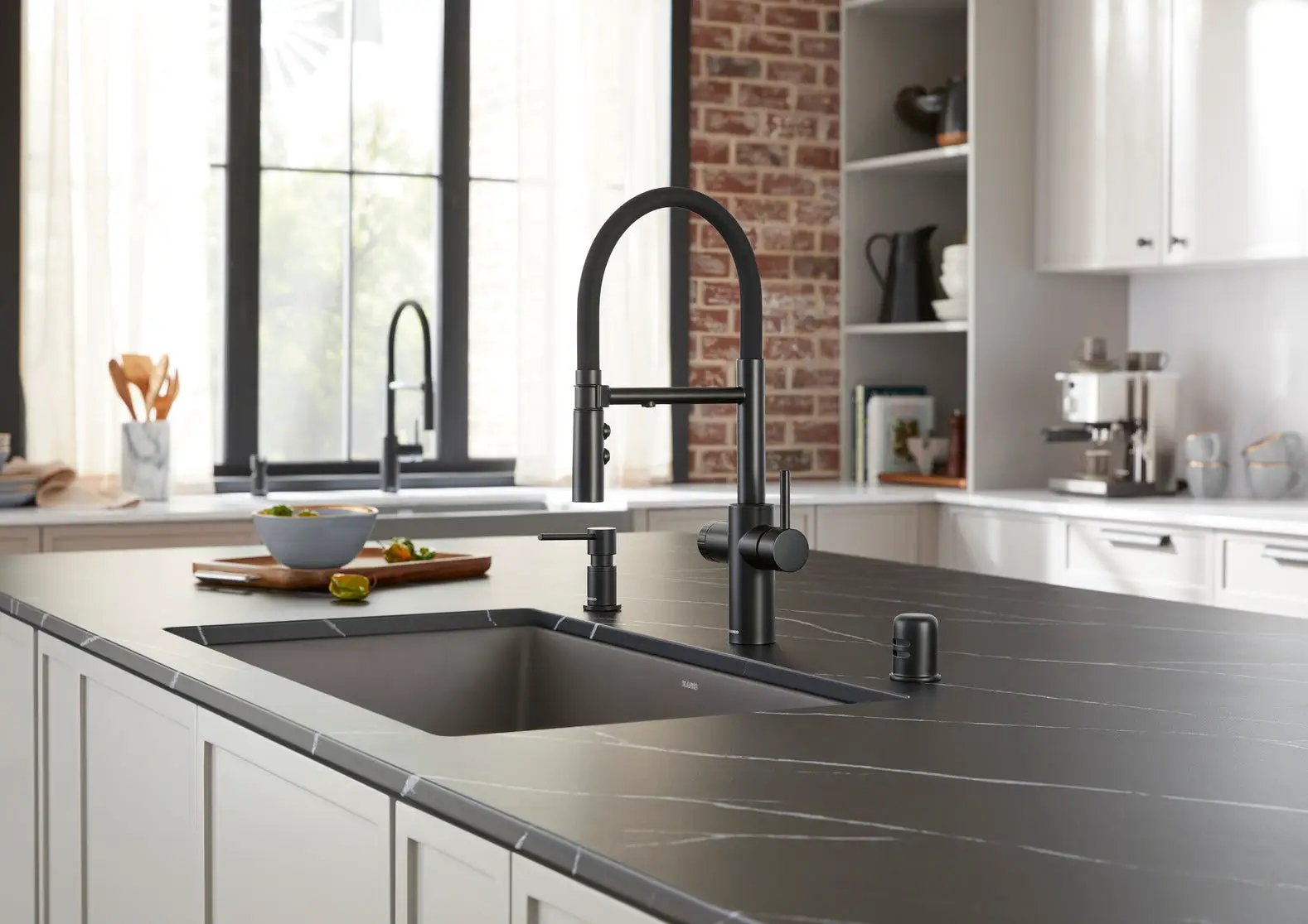 matte black faucet