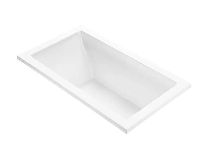 white bathtub